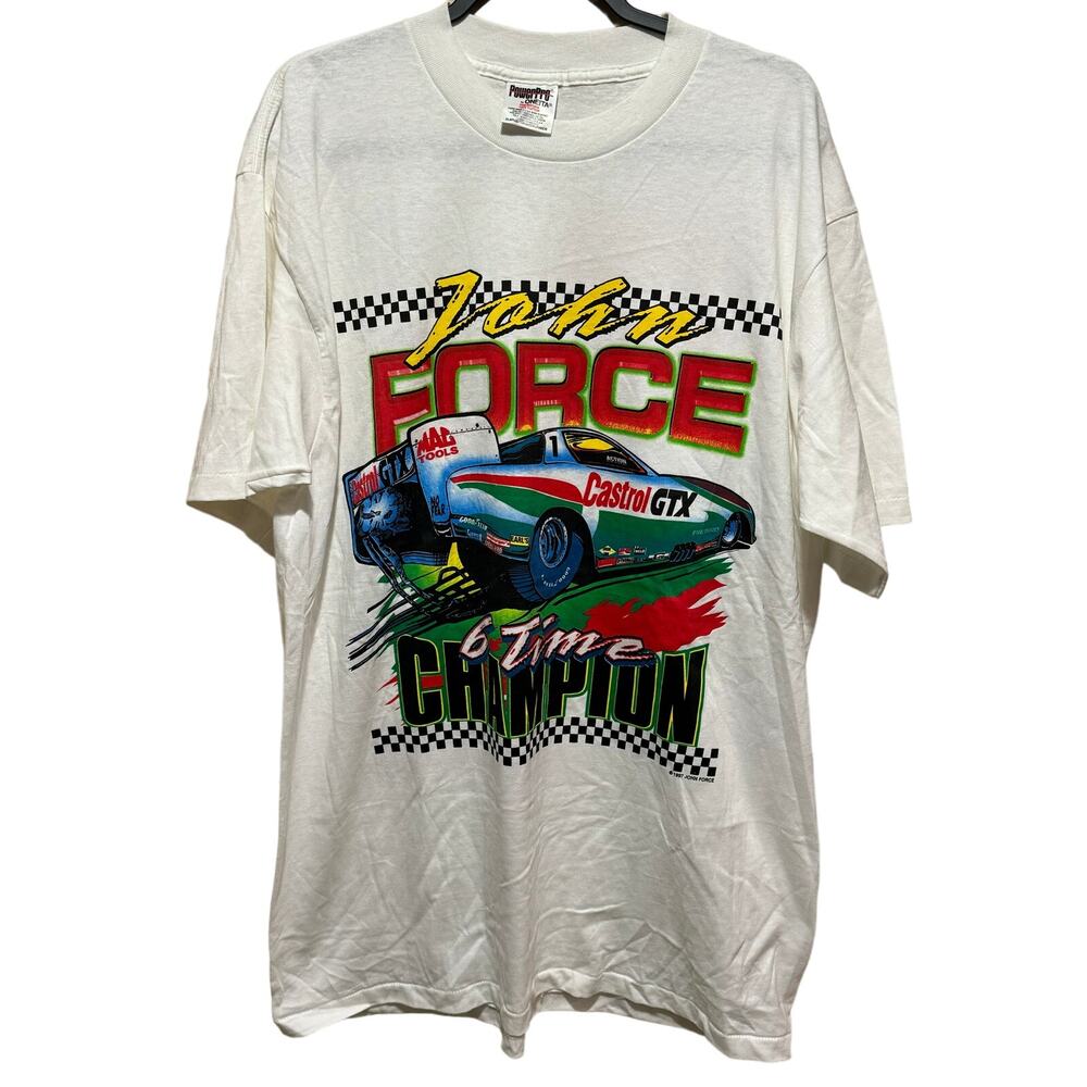 Vintage John Force Castrol T Shirt